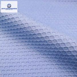Woodpulp PP spunlace nonwoven fabric blue embossed