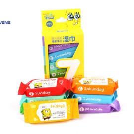 Organic Mini pack Non-woven Baby Wet Wipes 